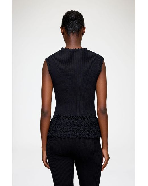 Ganni Blue Vest