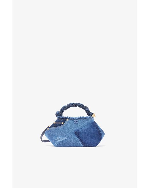 Ganni Blue Small Bou Bag