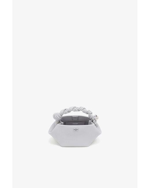 Ganni White Mini Bou Bag