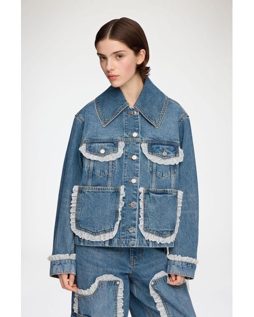 Ganni Blue Jacket