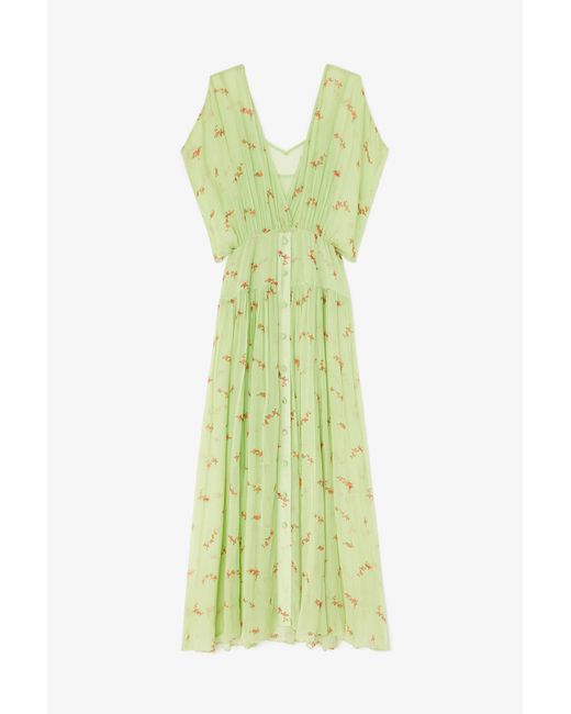 Ganni Green Dress