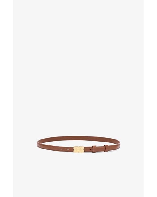Ganni White Kat Small Belt