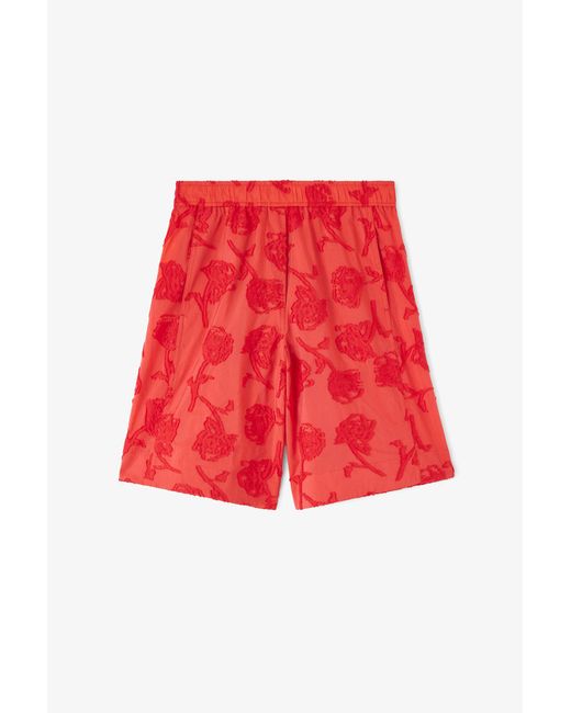 Ganni Red Shorts