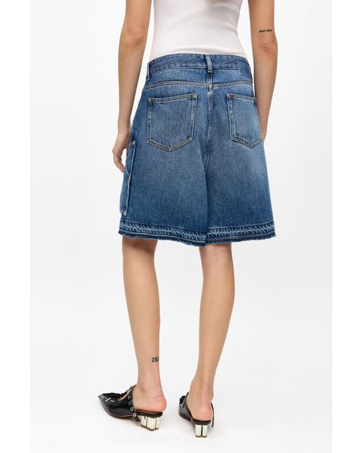 Ganni Blue Denim Shorts