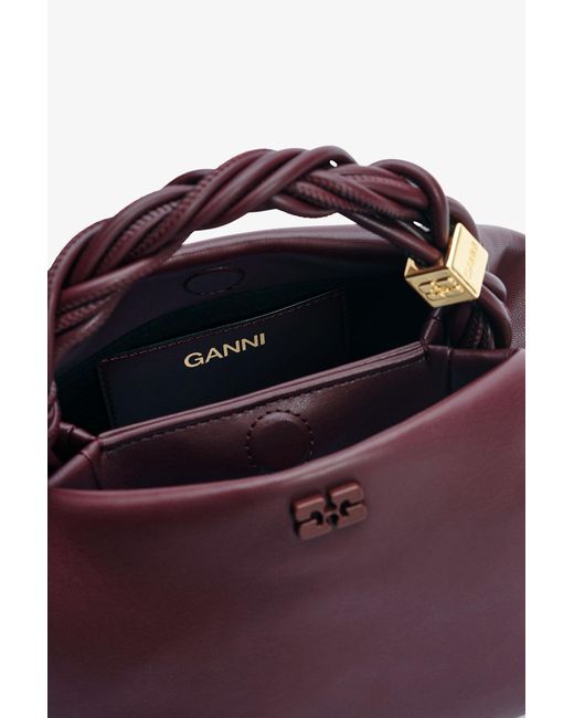 Ganni Purple Small Bou Bag