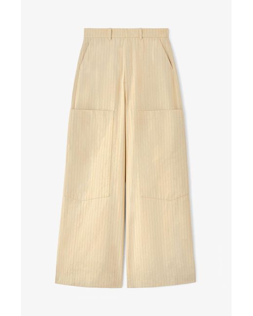 Ganni Natural Trousers