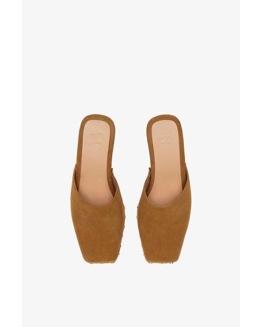 Ganni Brown June Sabot Mule In