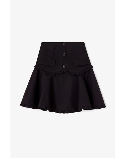 Ganni Black Skirt