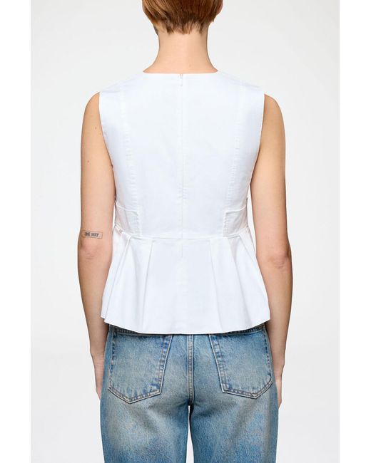 Ganni Blue Top