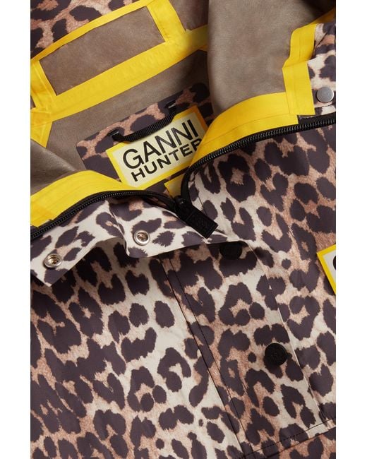 Ganni Blue X Hunterponcho