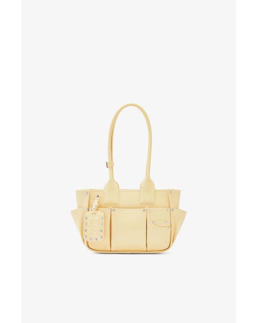 Ganni Metallic Small Posy Bag In