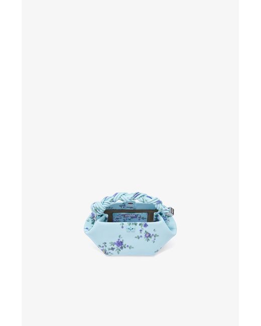 Ganni Blue Mini Bou Bag