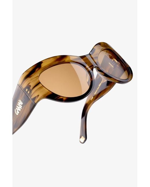 Ganni Black X Ace & Tate Trixie Sunglasses