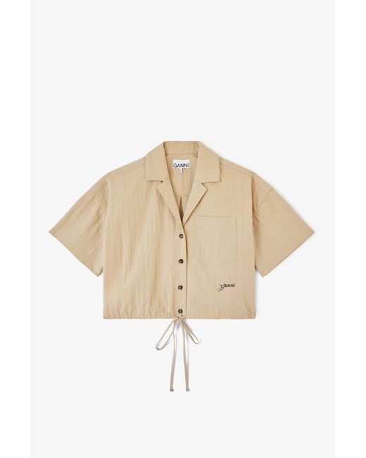 Ganni Natural Shirt