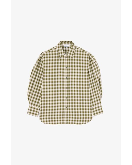 Ganni Metallic Shirt