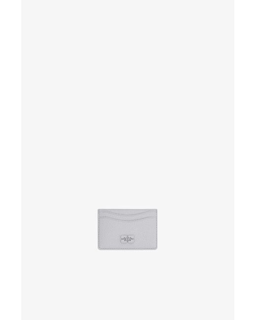 Ganni White Bou Card Holder