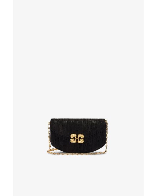 Ganni Red Lulu Wallet On Chain