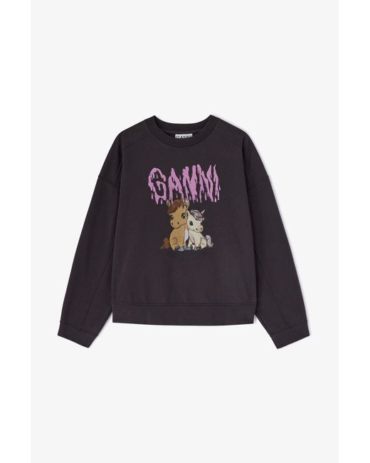 Ganni Multicolor Isoli Jersey Sweatshirt