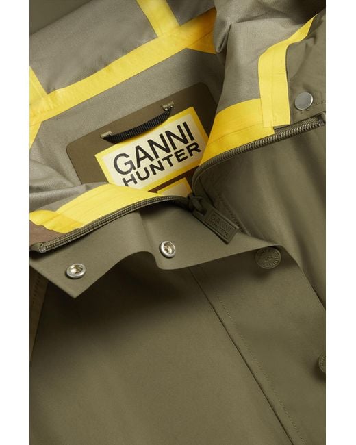 Ganni Blue X Hunterponcho