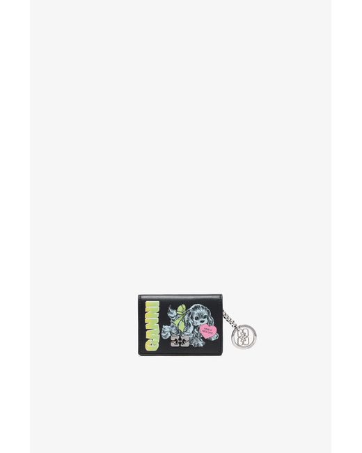Ganni White Card Holder