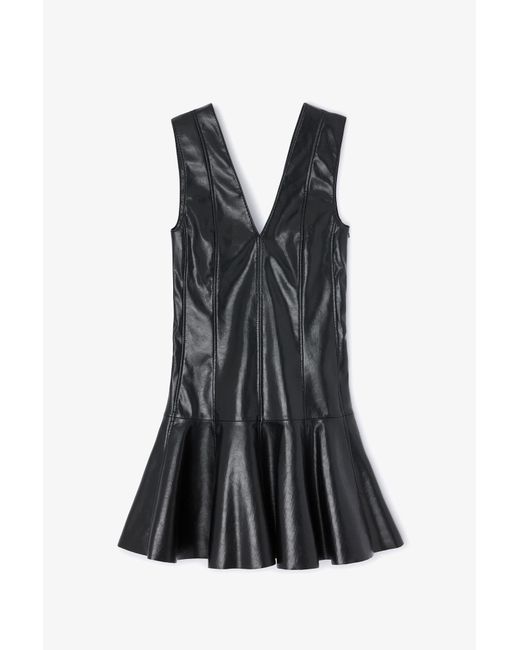 Ganni Black Mini Dress
