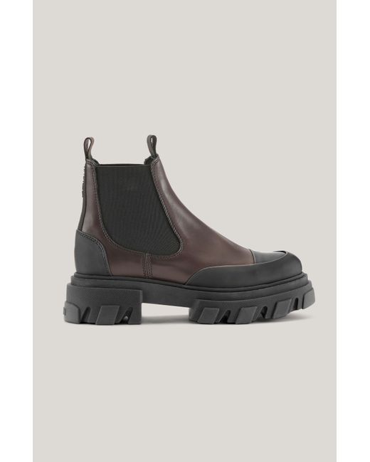 ganni smooth calf