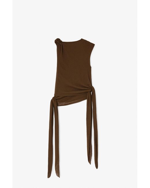 Ganni Brown Top