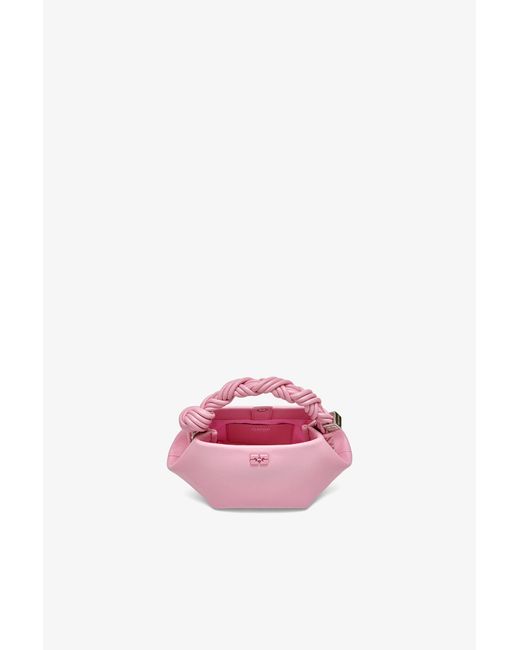 Ganni Pink Mini Bou Bag In
