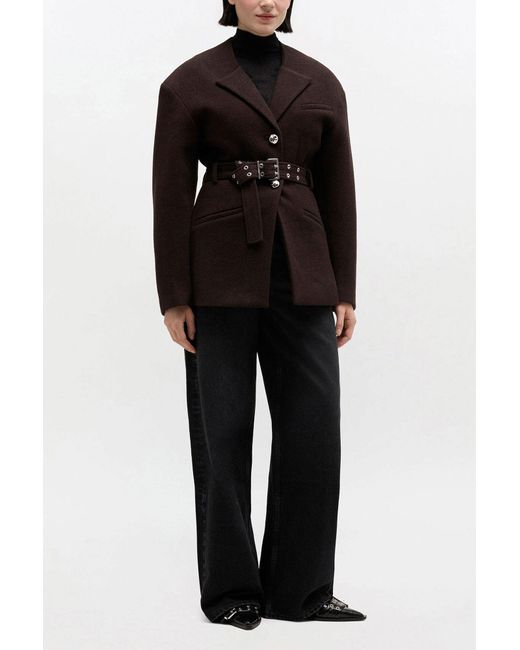 Ganni Black Wool Jacket