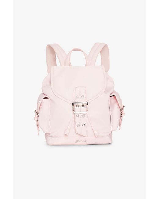 Ganni Pink Small Bucky Backpack