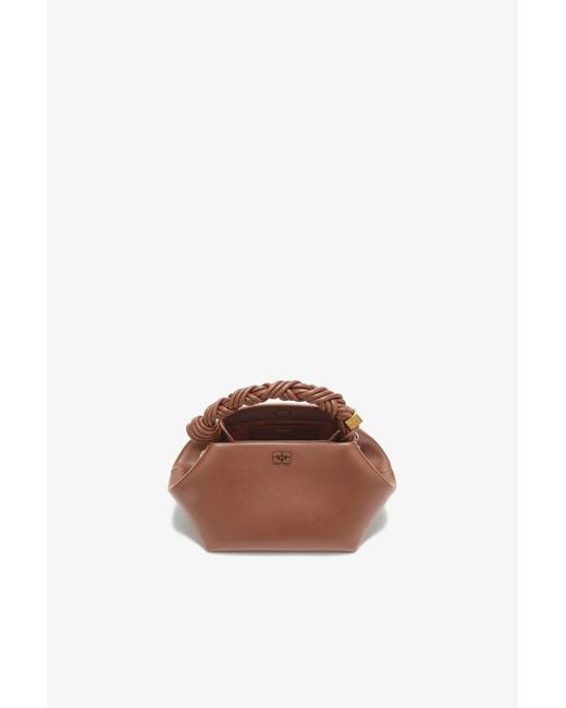 Ganni Brown Small Bou Bag