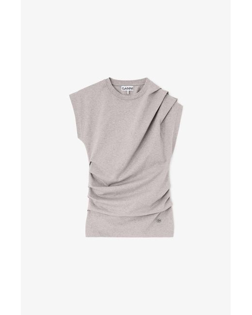 Ganni Gray Top