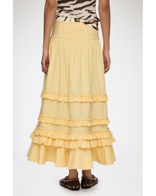Ganni Metallic Skirt