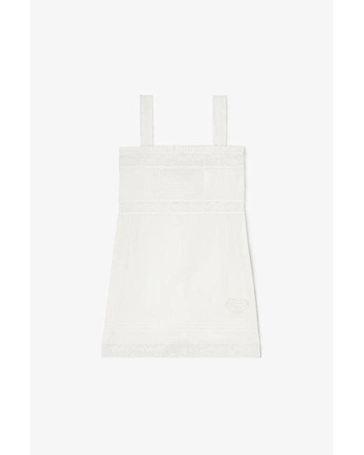Ganni White Mini Dress