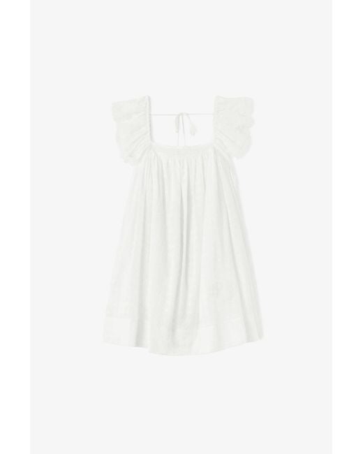 Ganni White Dress