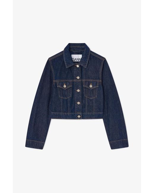 Ganni Blue Jacket