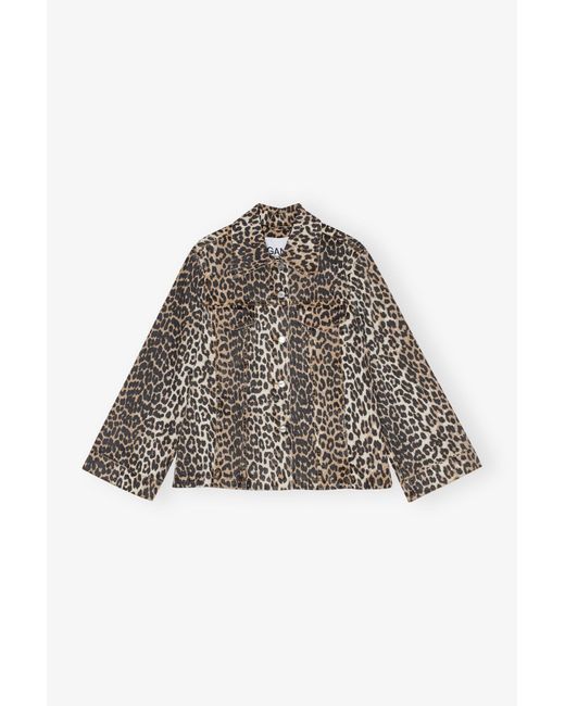 Ganni Gray Denim Jacket