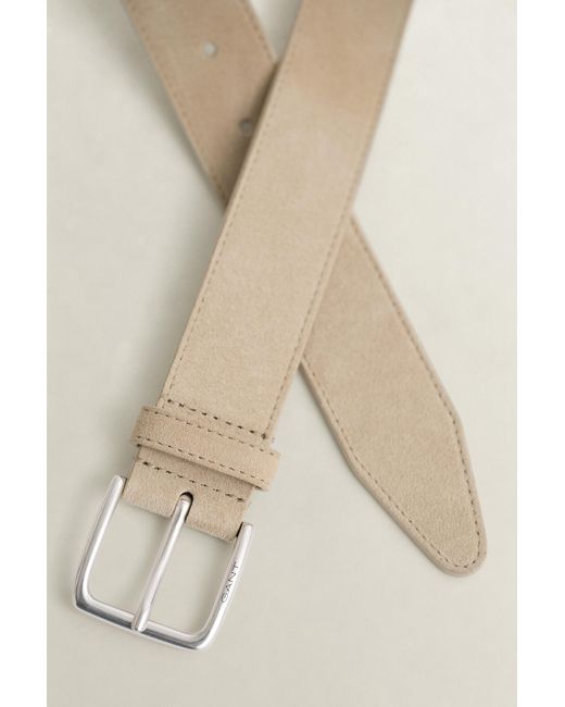 Gant Natural Suede Belt for men