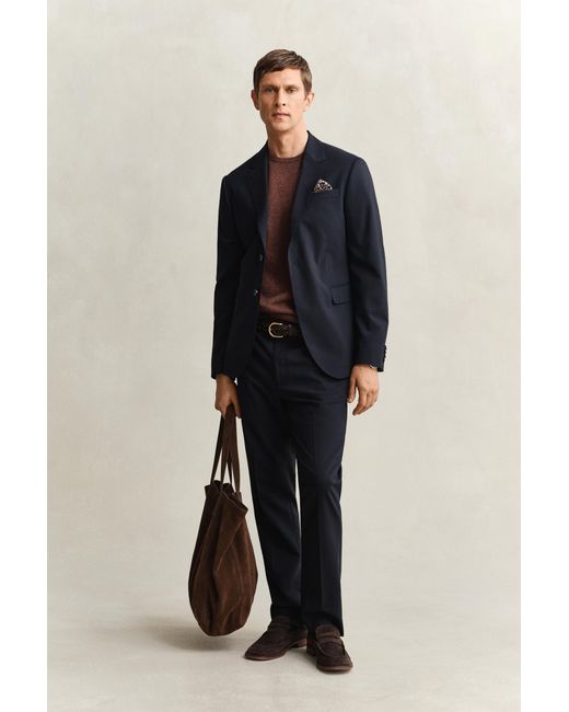 Gant Blue Suit Jacket Evening for men