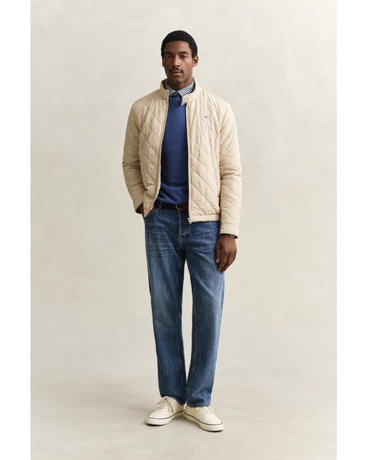 Gant Blue Quilted Windcheater for men