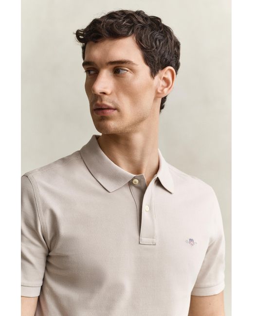 Gant Natural Regular Fit Polo Shirt for men