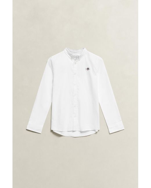 Gant Natural Teens Teen Boys Shield Oxford Shirt for men