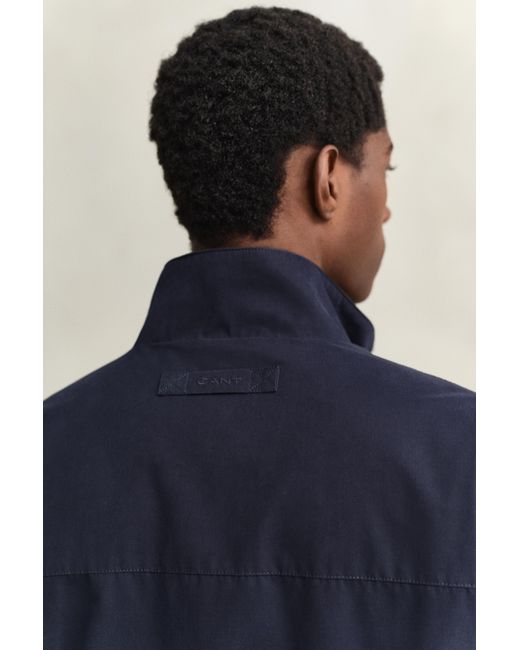 Gant Blue Lightweight Hampshire Jacket Evening for men