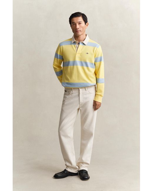 Gant Yellow Striped Rugger for men