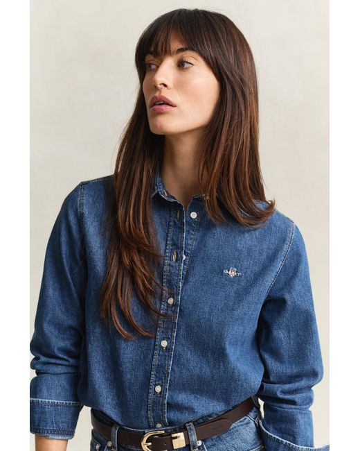 Gant Blue Denim Shirt