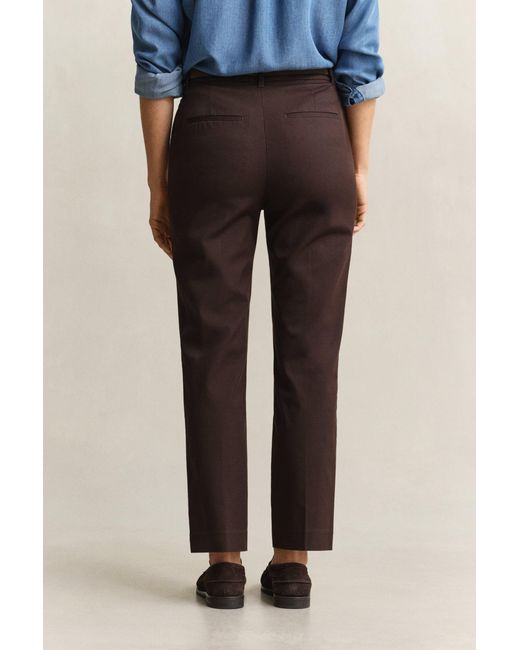 Gant Black Slim Fit Slacks Deep