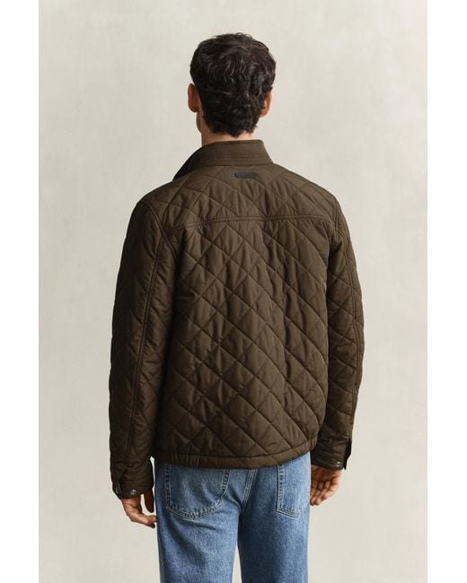 Gant Brown Quilted Jacket for men