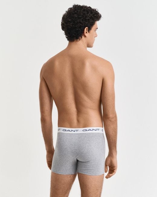 Gant White 3-Pack Boxer Briefs for men