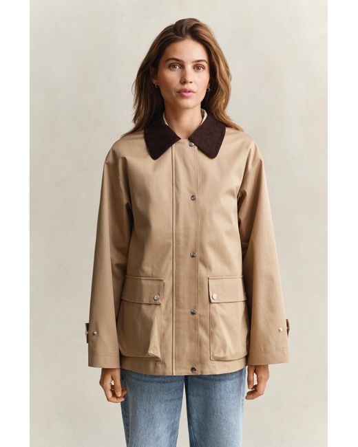 Gant Natural Cotton Decker Jacket Dark