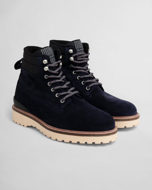 GANT Roden Mid Lace Boots in Blue for Men | Lyst UK